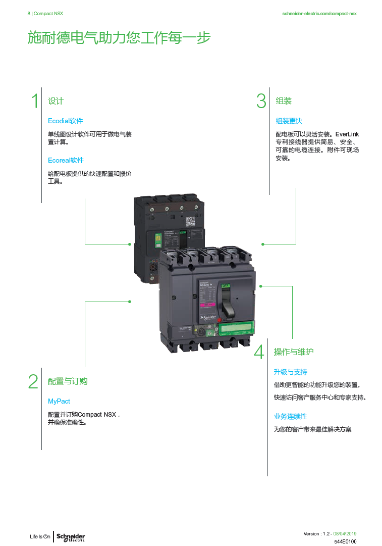 Schneider Electric circuit breaker NSX630N micrologic 2.3