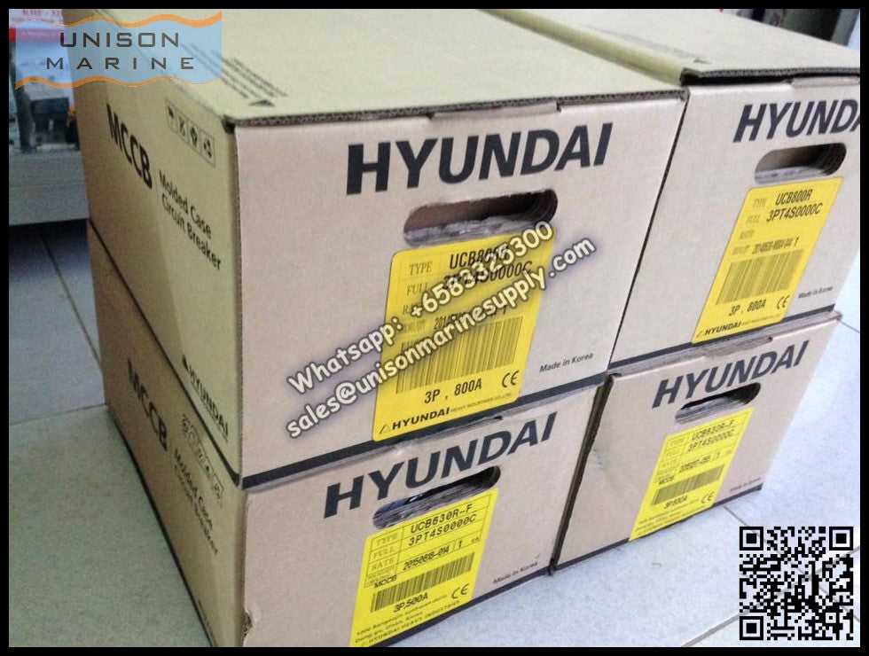 Hyundai Marine Circuit Breaker (MCCB) - UCB800R 3P Fixed / Plug-in Type