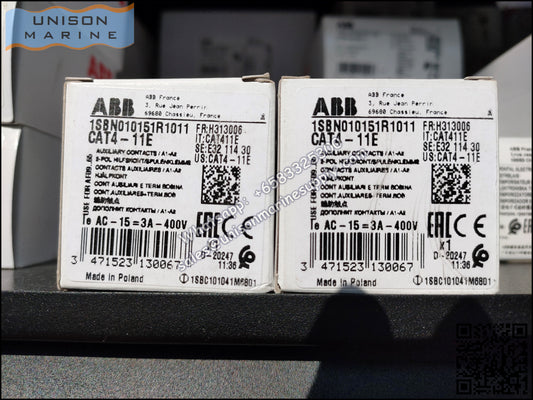 ABB AF Contactors Accessories Auxiliary Contact Block CAT4-11E / CAT4-11M / CAT4-11U