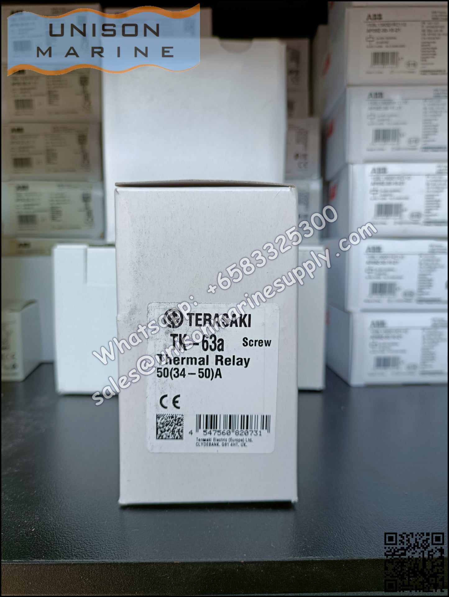 Terasaki Marine Thermal Overload Relay TK-63a (34-50A)
