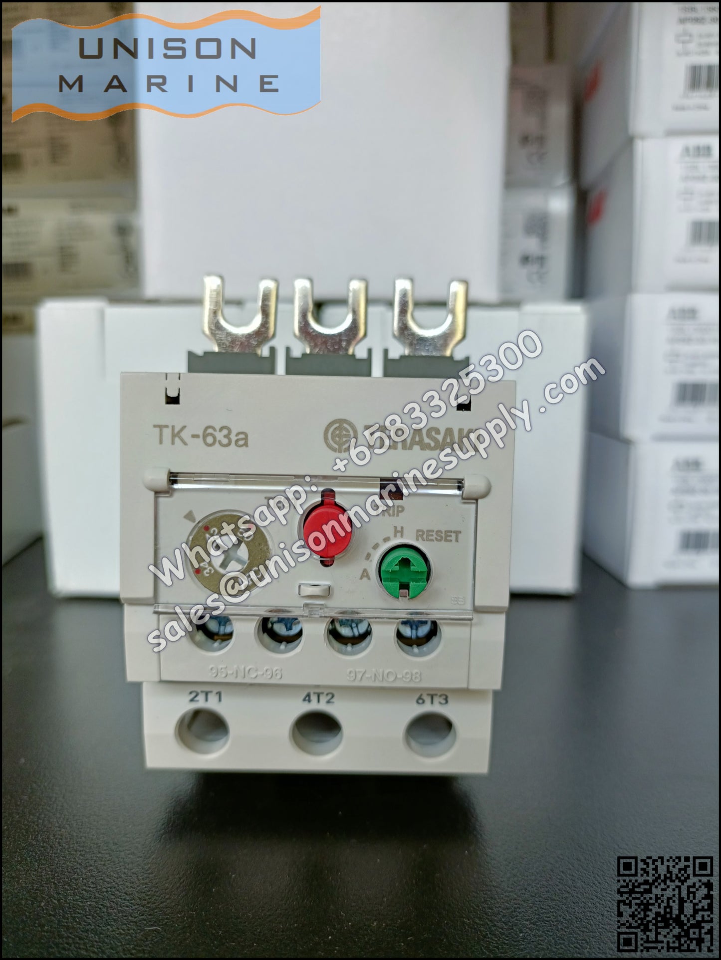Terasaki Marine Thermal Overload Relay TK-63a (34-50A)