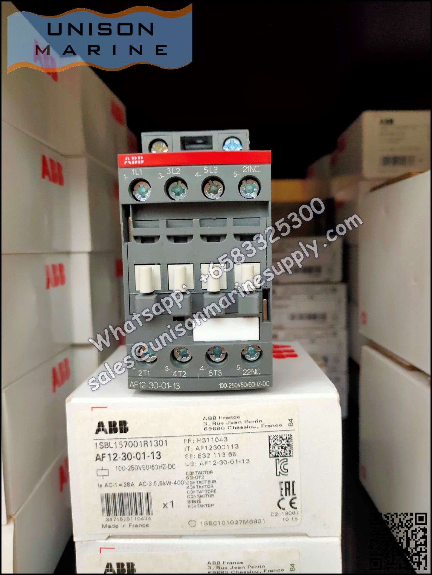ABB Magnetic Contactors AF Series : AF12-30-01-13