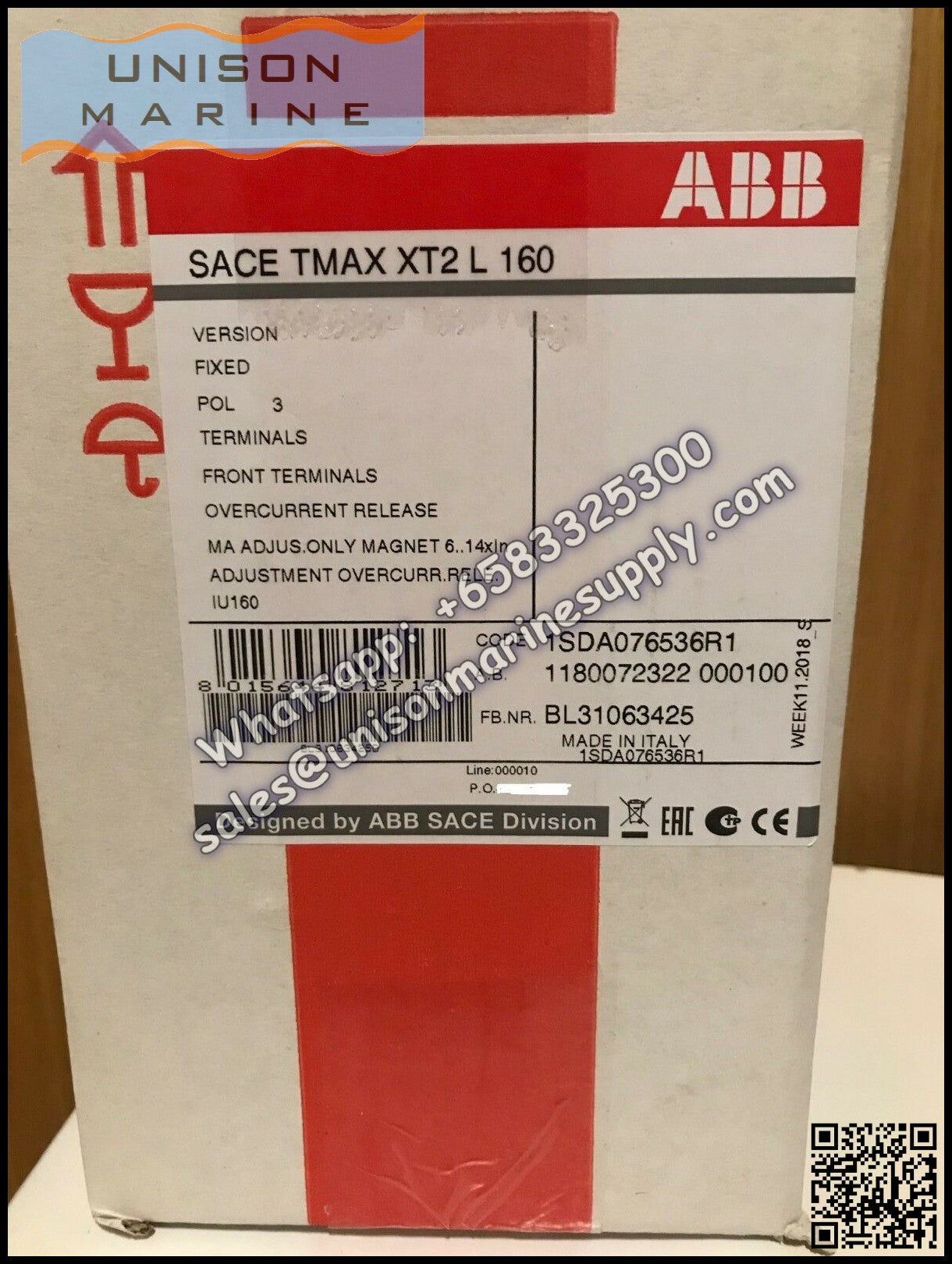 ABB SACE Tmax XT Circuit Breakers: XT2L160
