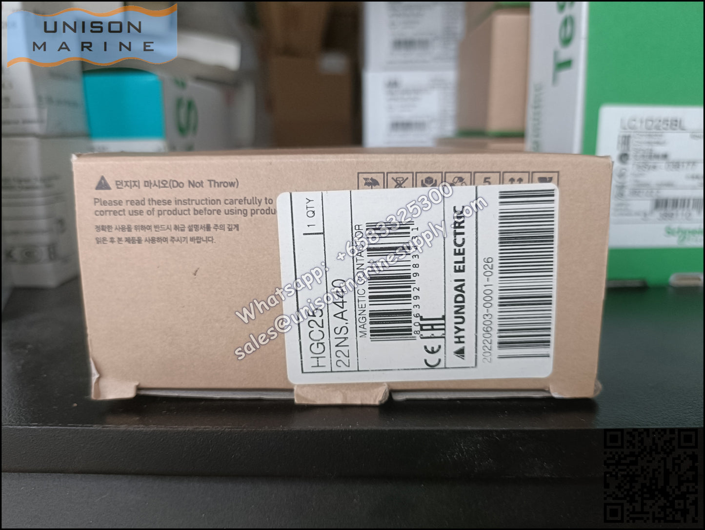 Hyundai Marine Magnetic Contactors HGC25