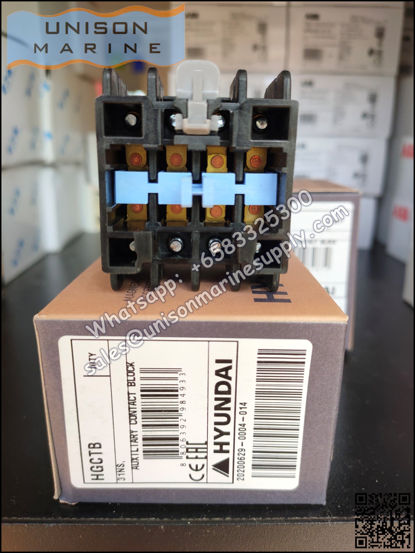 Hyundai Marine Magnetic Contactors Accessories - Auxiliary Contact Block HGCTB 31NS