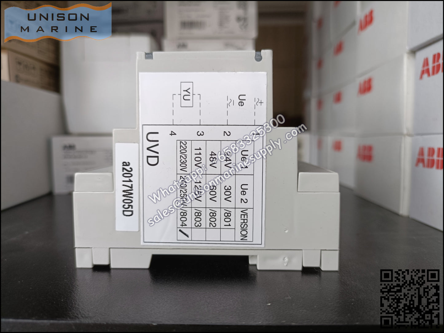 ABB SACE Tmax XT Circuit Breakers: UVD T1..T6 - XT1..XT4 220..250Va.c./d.c (1SDA051361R1)