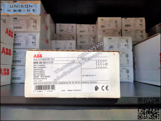 ABB B6, B7 series mini contactors: B6S-30-10-1.7 / GJL1313001R7101