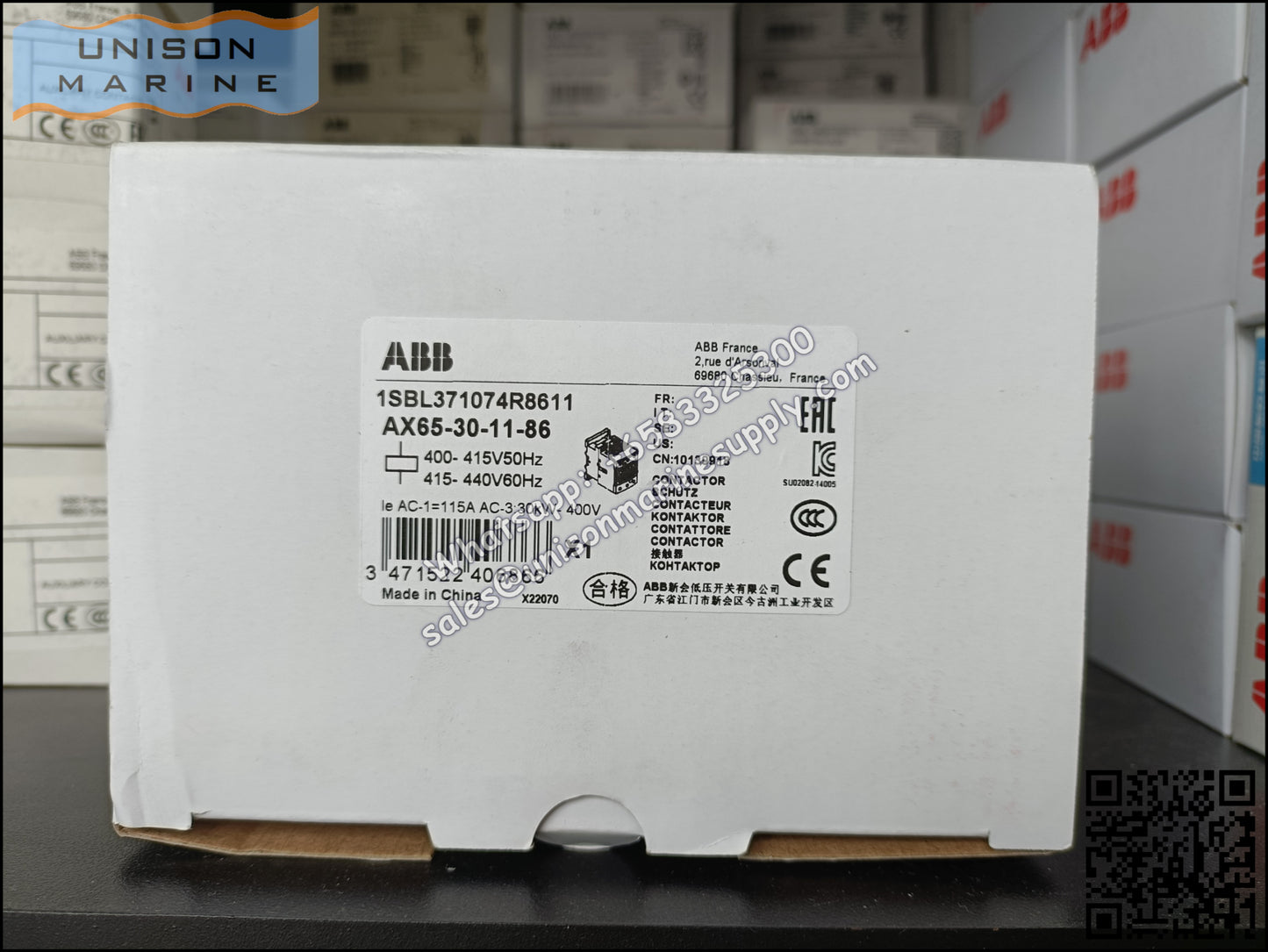 ABB Magnetic Contactors AX Series : AX65-30-11
