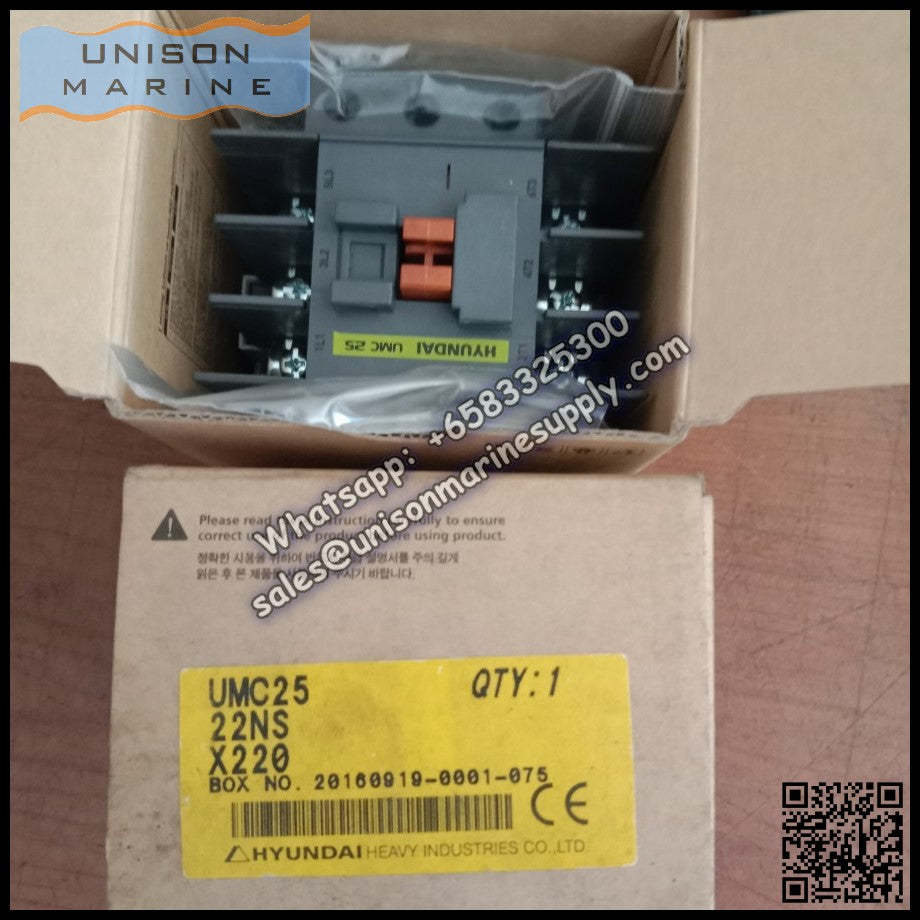 Hyundai Marine Magnetic Contactors UMC18