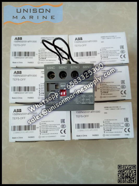 ABB AX Contactors Accessories Electronic timers TEF5-ON / TEF5-OFF