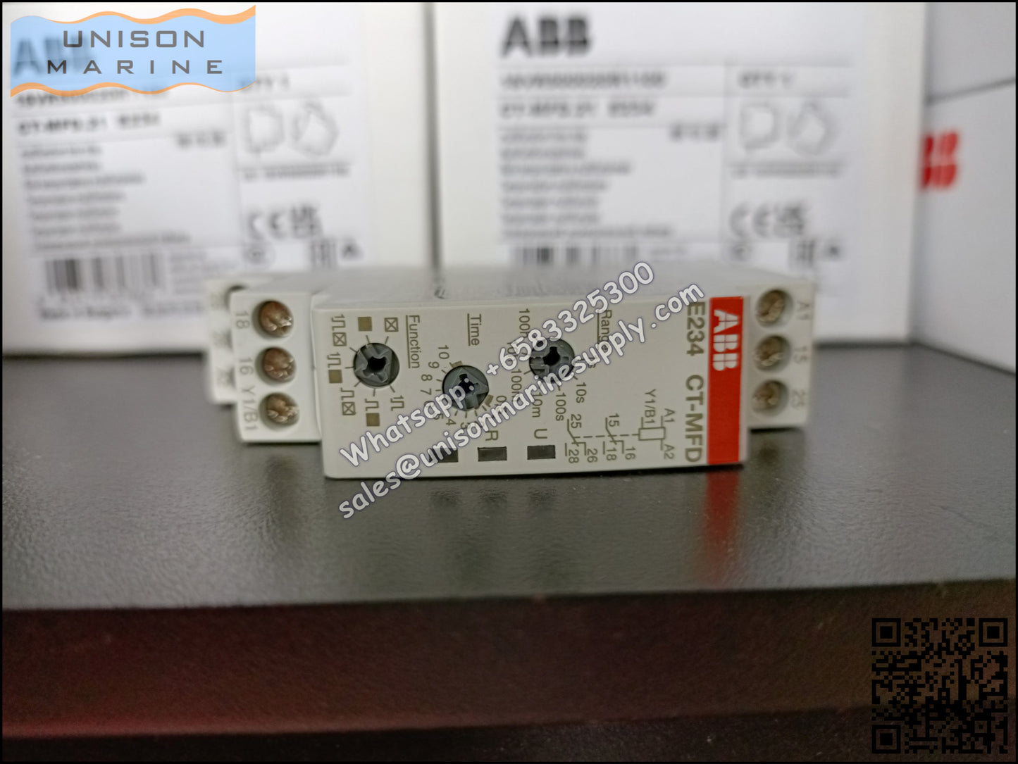 ABB Marine MultifunctionTime Relay CT-MFD.21 2c/o 0.05s-100h