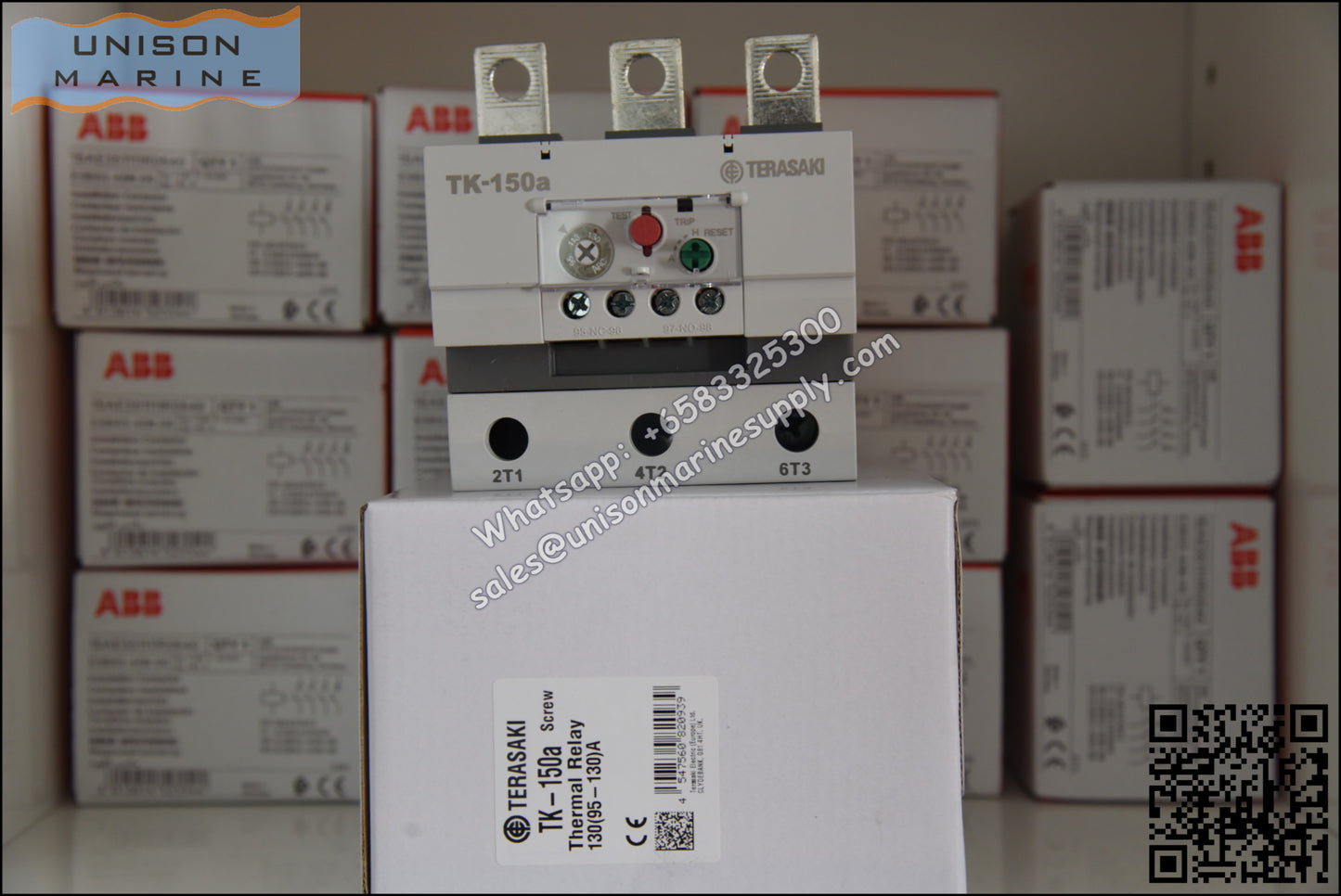 Terasaki Marine Thermal Overload Relay TK-150a(95-130A)
