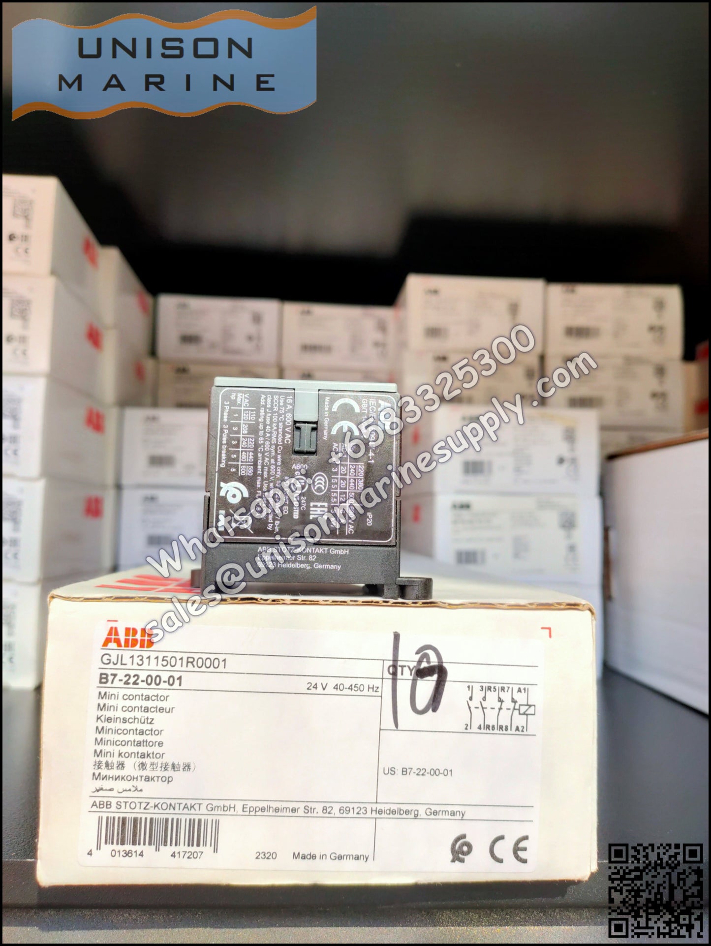 ABB B6, B7 series mini contactors: B7-22-00