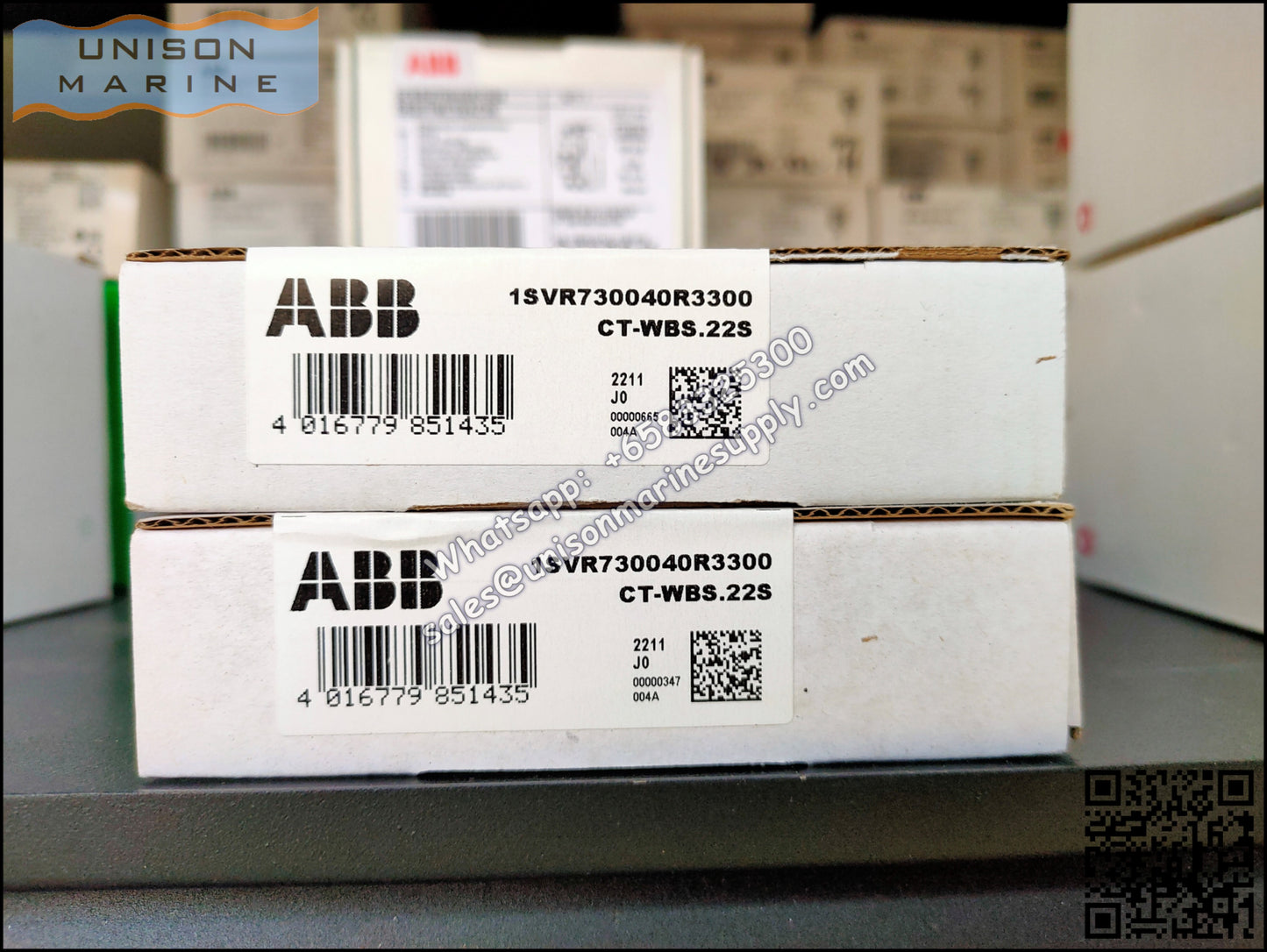 ABB Marine MultifunctionTime Relay CT-WBS.22S impulse & flasher 2c/o