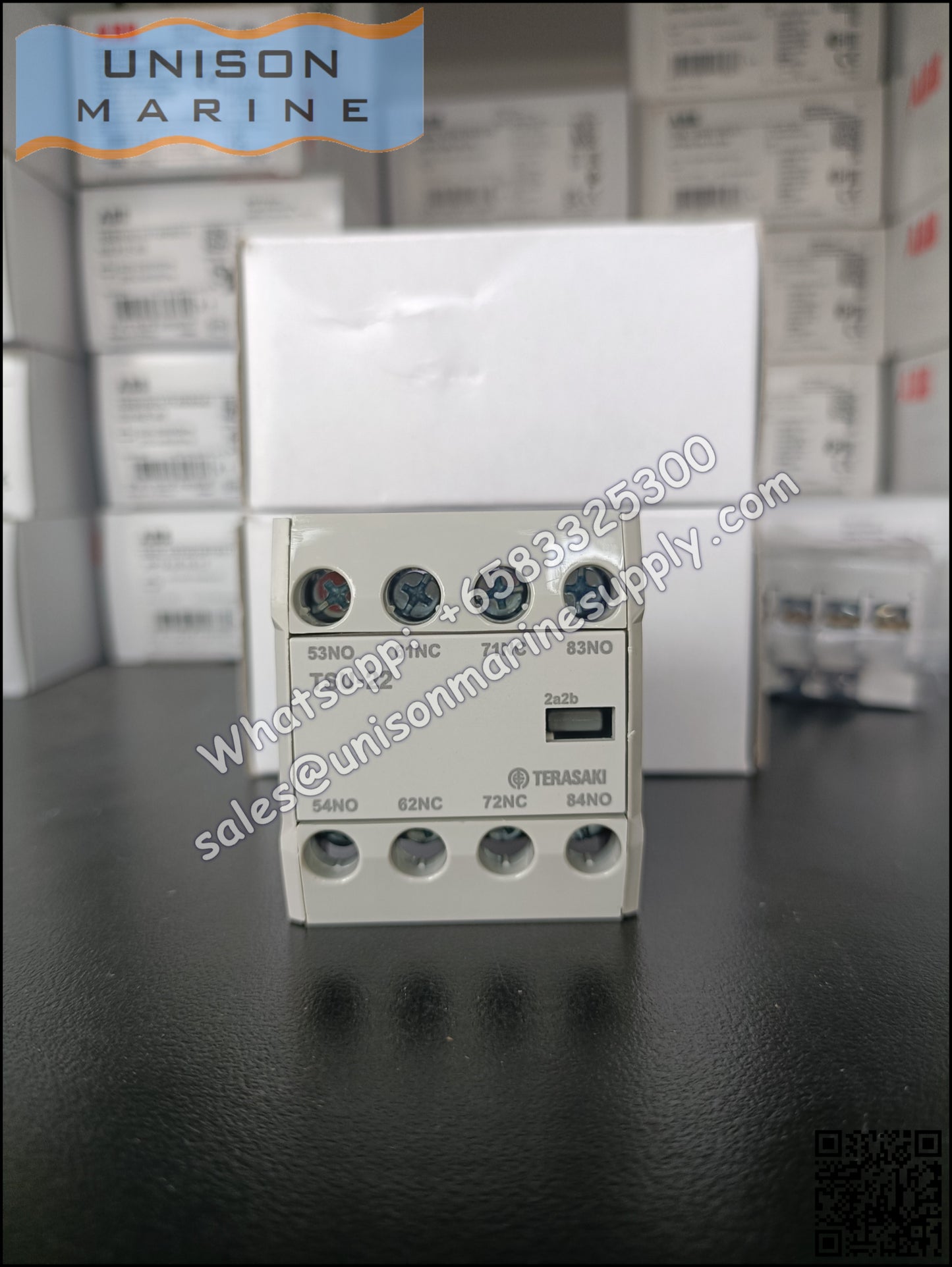 TERASAKI Marine Magnetic Contactors Auxiliary Contact Block,TSU-22