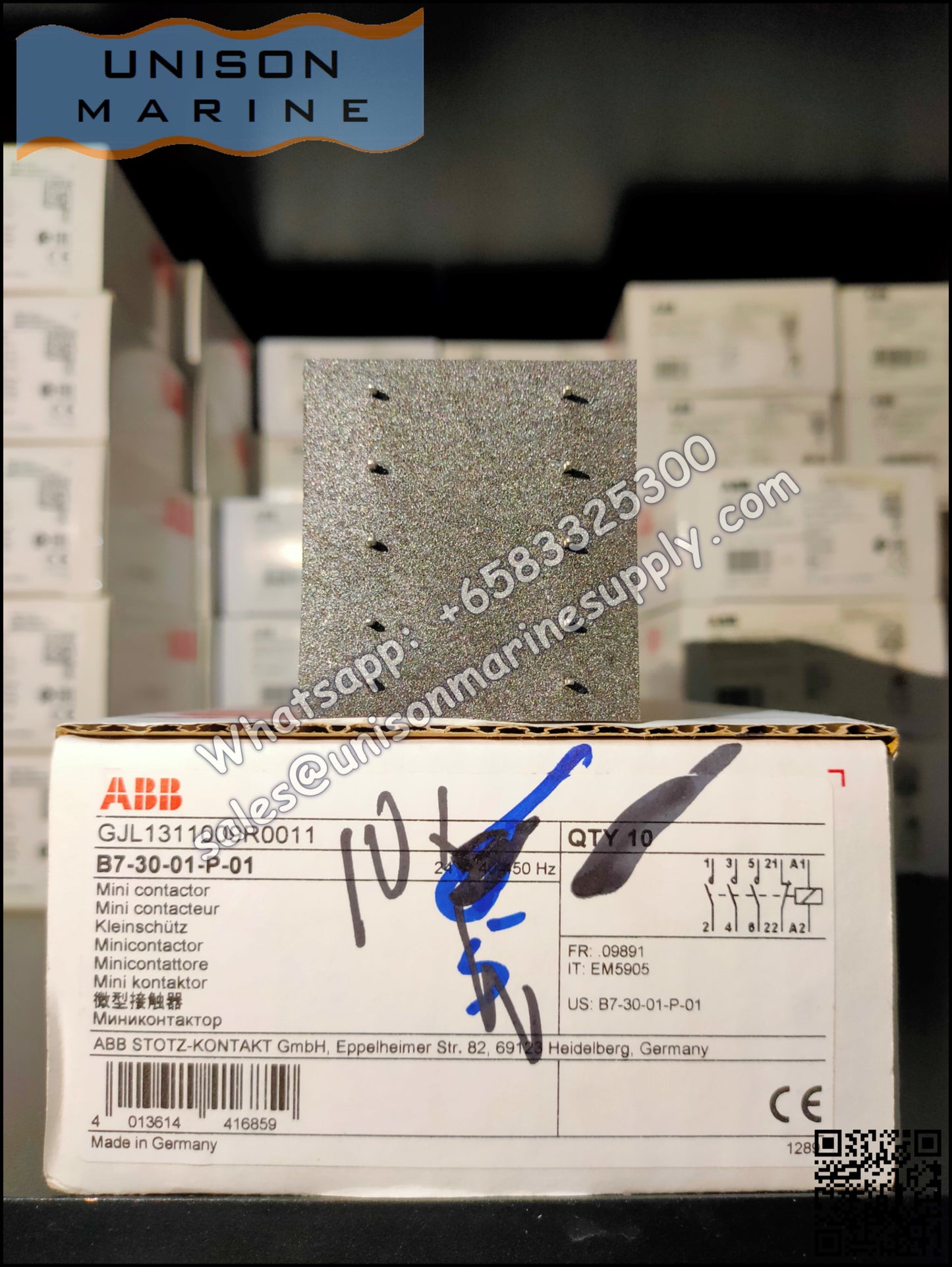 ABB B6, B7 series mini contactors: B7-30-01-P