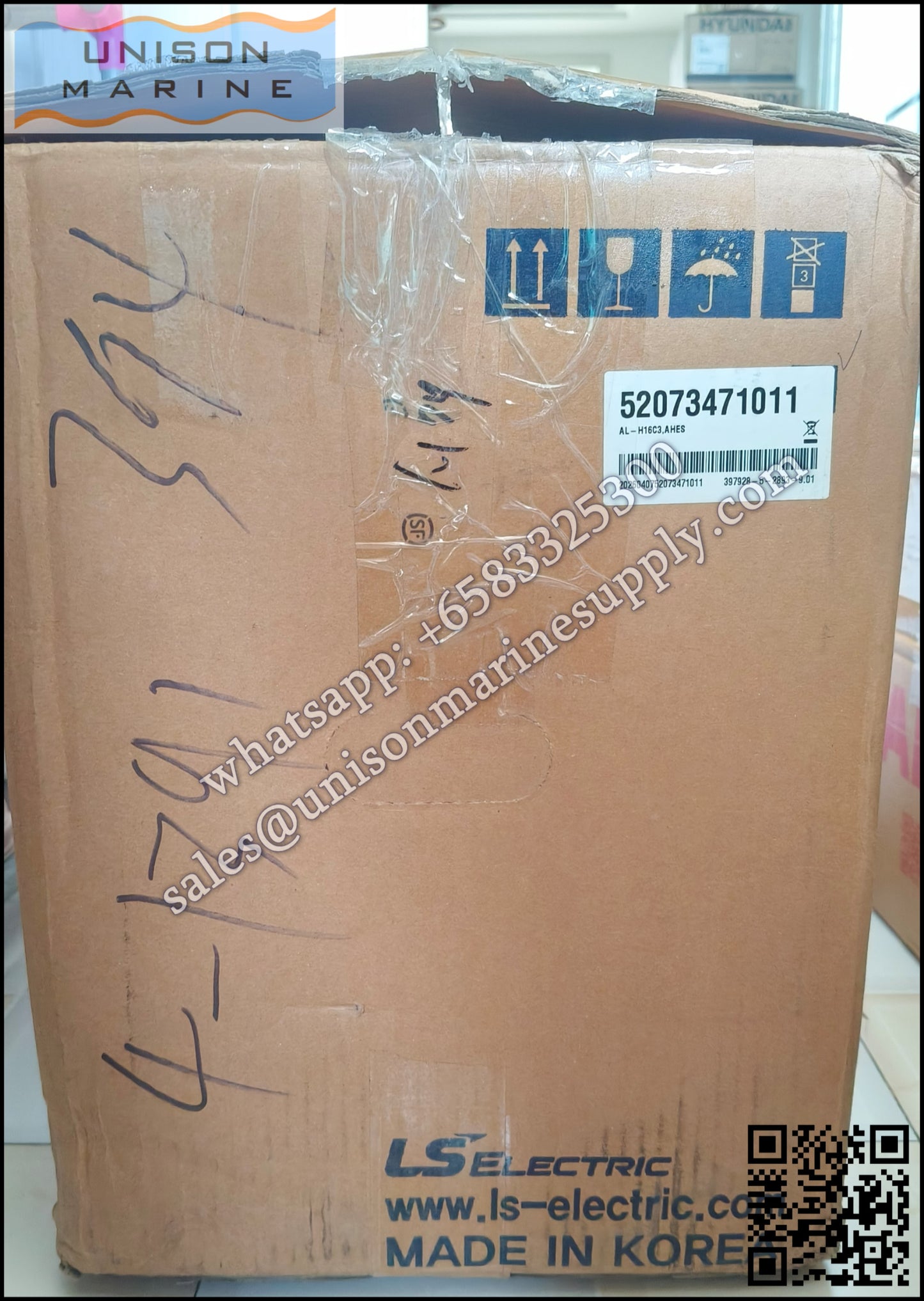 LS Metasol marine circuit breaker: AN-08C3-04A 800A 3P Draw-out type