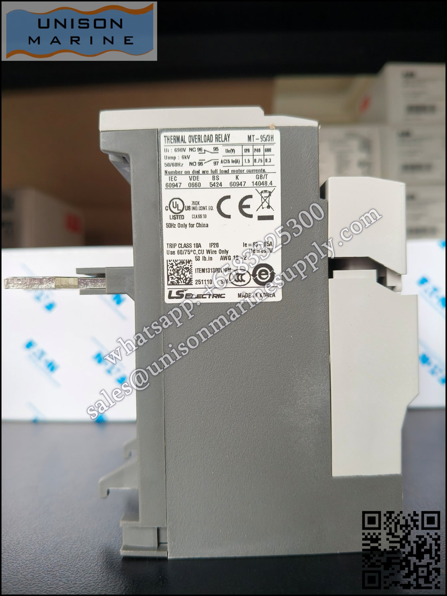 LS ELECTRIC - Thermal overload relay MT-95/3H