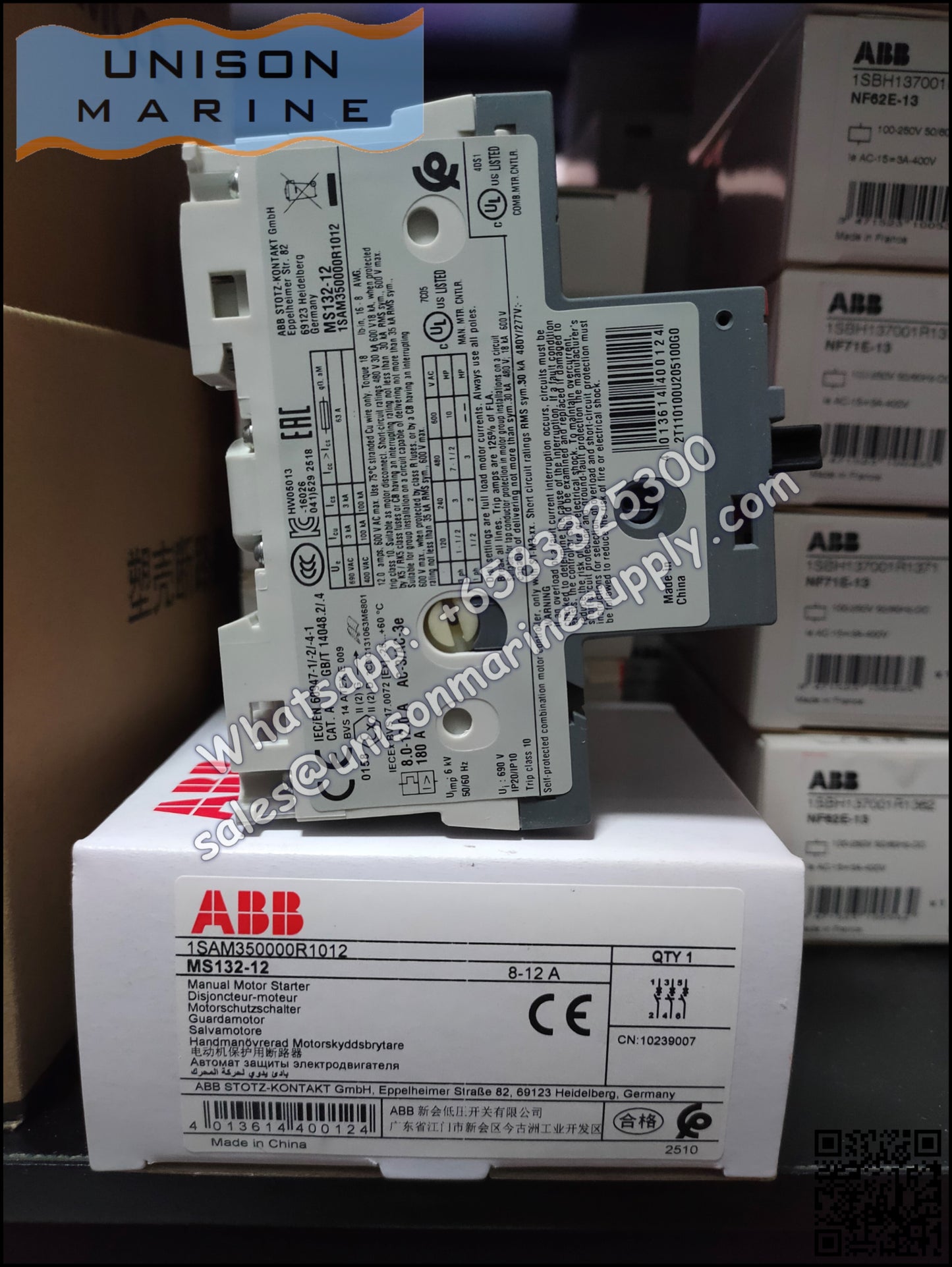 ABB Manual Motor Starter MS132-12 1SAM350000R1012