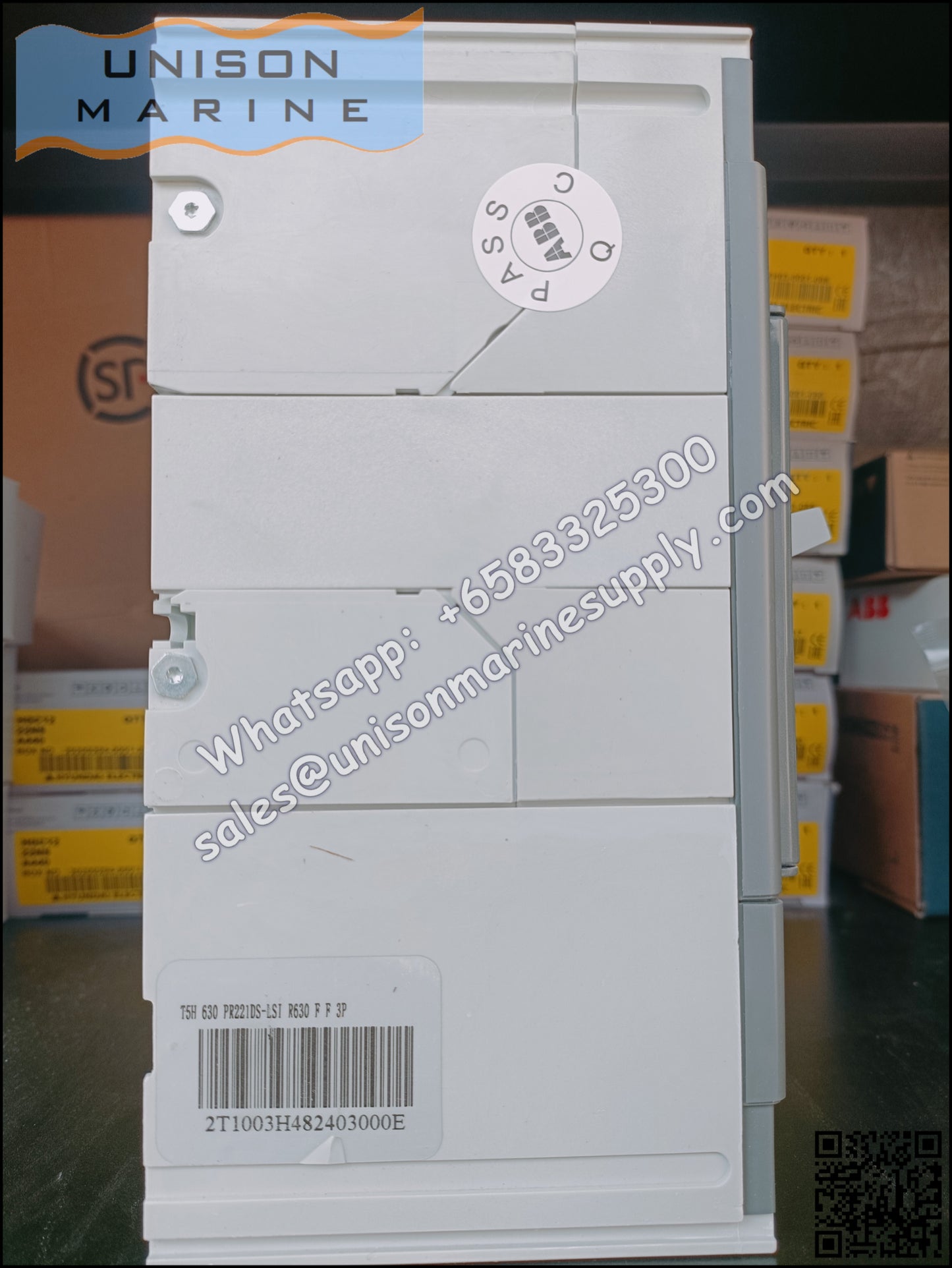 ABB Circuit Breaker(MCCB) : T5H630 PR221DS-LSI R630 FF 3P