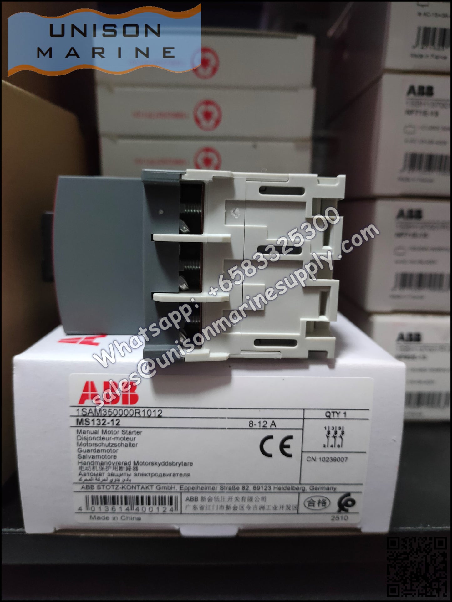 ABB Manual Motor Starter MS132-12 1SAM350000R1012