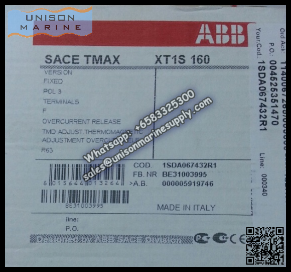 ABB SACE Tmax XT Circuit Breakers: XT1N160