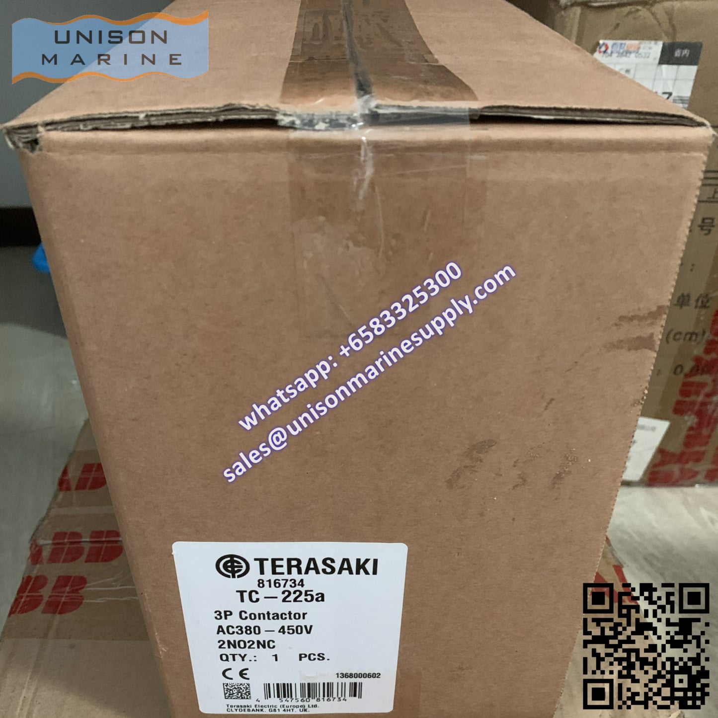TERASAKI Marine Magnetic Contactors,TC-225a