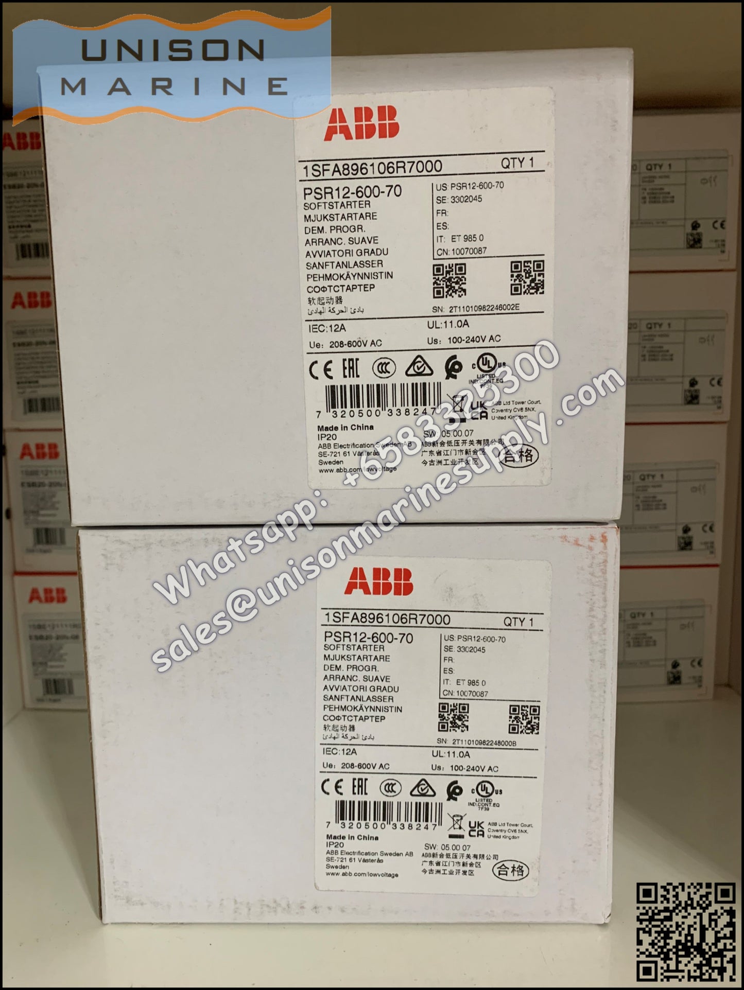 ABB PSR Softstarter PSR16-600-70 / PSR16-600-11