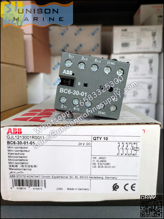 ABB B6, B7 series mini contactors: BC6-30-01