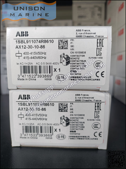 ABB Magnetic Contactors AX Series : AX12-30-10