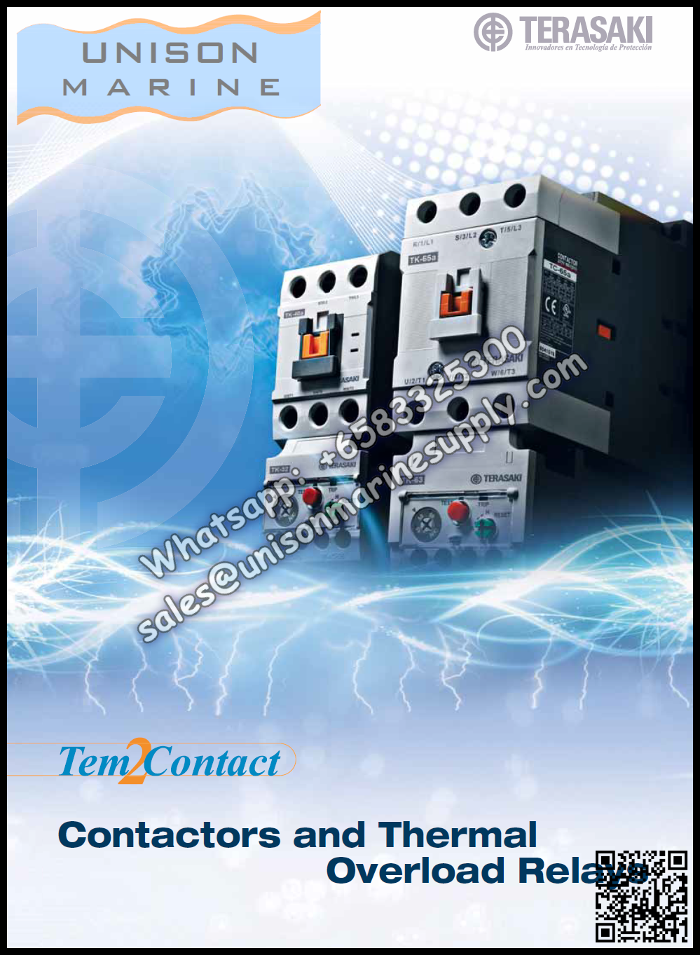 TERASAKI Marine Magnetic Contactors，TC-9b