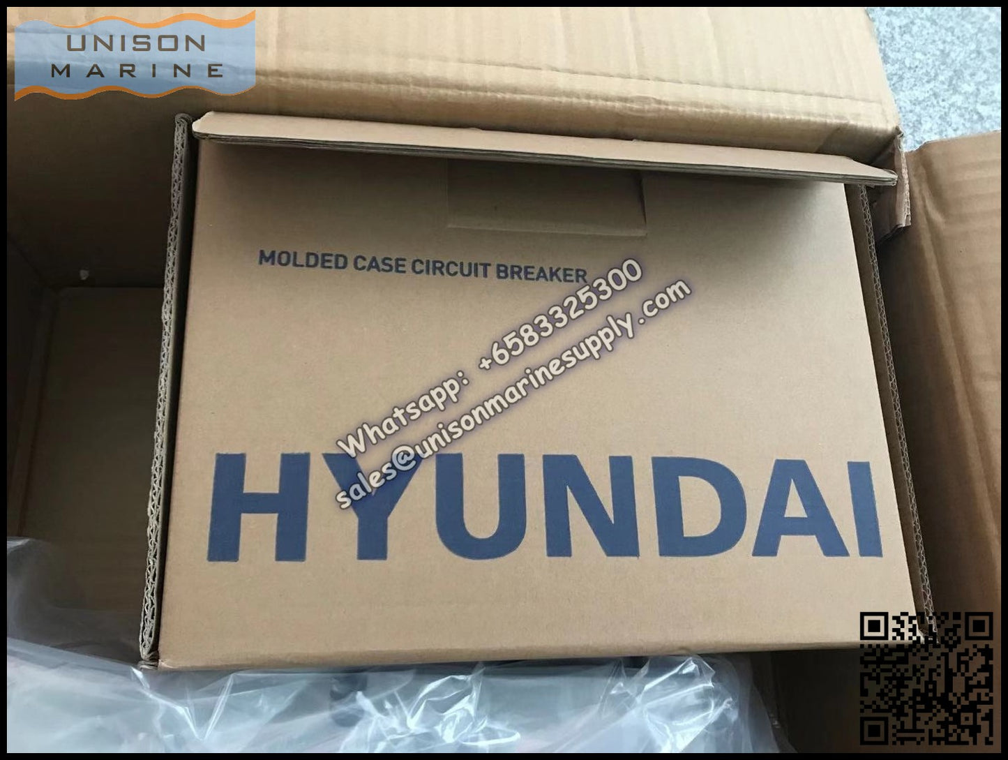 Hyundai Marine Circuit Breaker (MCCB) - UCB400L 3P Fixed / Plug-in Type