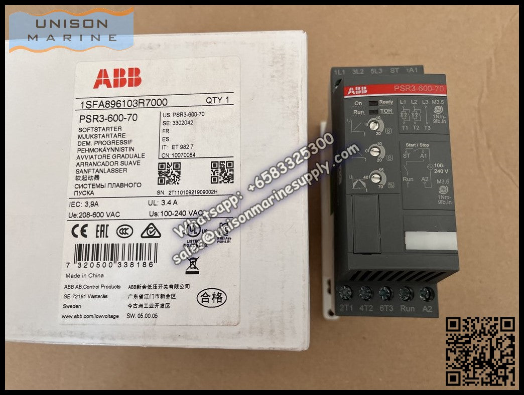 ABB PSR Softstarter PSR3-600-70 / PSR3-600-11.