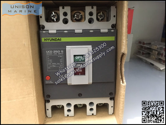 Hyundai Marine Circuit Breaker (MCCB) - UCD250S 3P Fixed / Plug-in Type