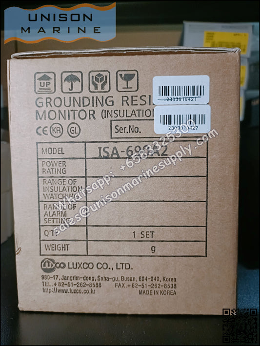 Westronics (LUXCO) Marine Insulation Monitor : ISA690A2