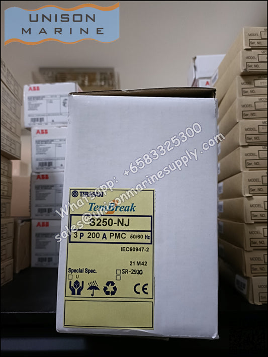 TERASAKI Molded Case Circuit Breaker, MCCB: S250-NJ 3P PMC