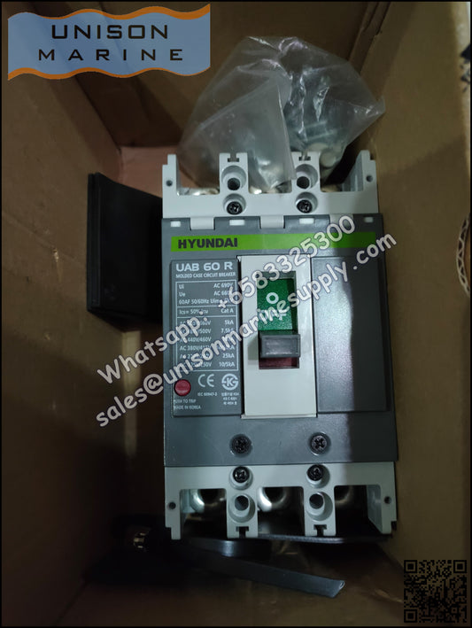 Hyundai Marine Circuit Breaker (MCCB) - UAB60R 3P Fixed / Plug-in Type