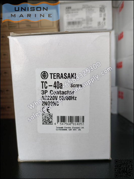 TERASAKI Marine Magnetic Contactors，TC-40a