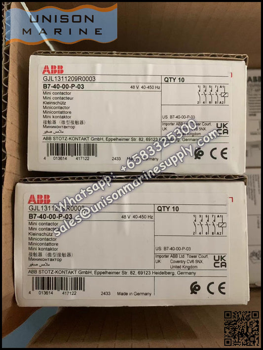 ABB B6, B7 series mini contactors: B7-40-00-P *48V