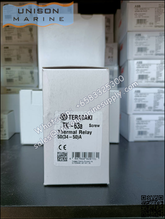 Terasaki Marine Thermal Overload Relay TK-63a （34-50A）