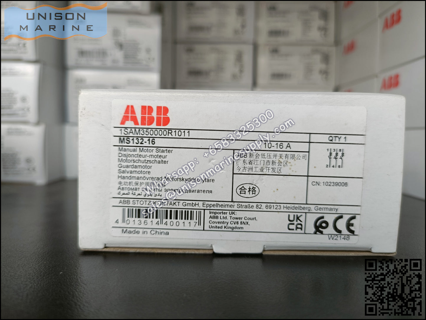 ABB Manual Motor Starter MS132-16 1SAM350000R1011