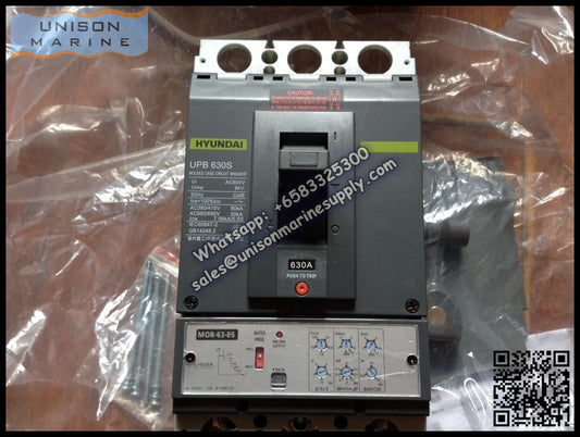 Hyundai Marine Circuit Breaker (MCCB) - UPB630S 3P Fixed / Plug-in Type