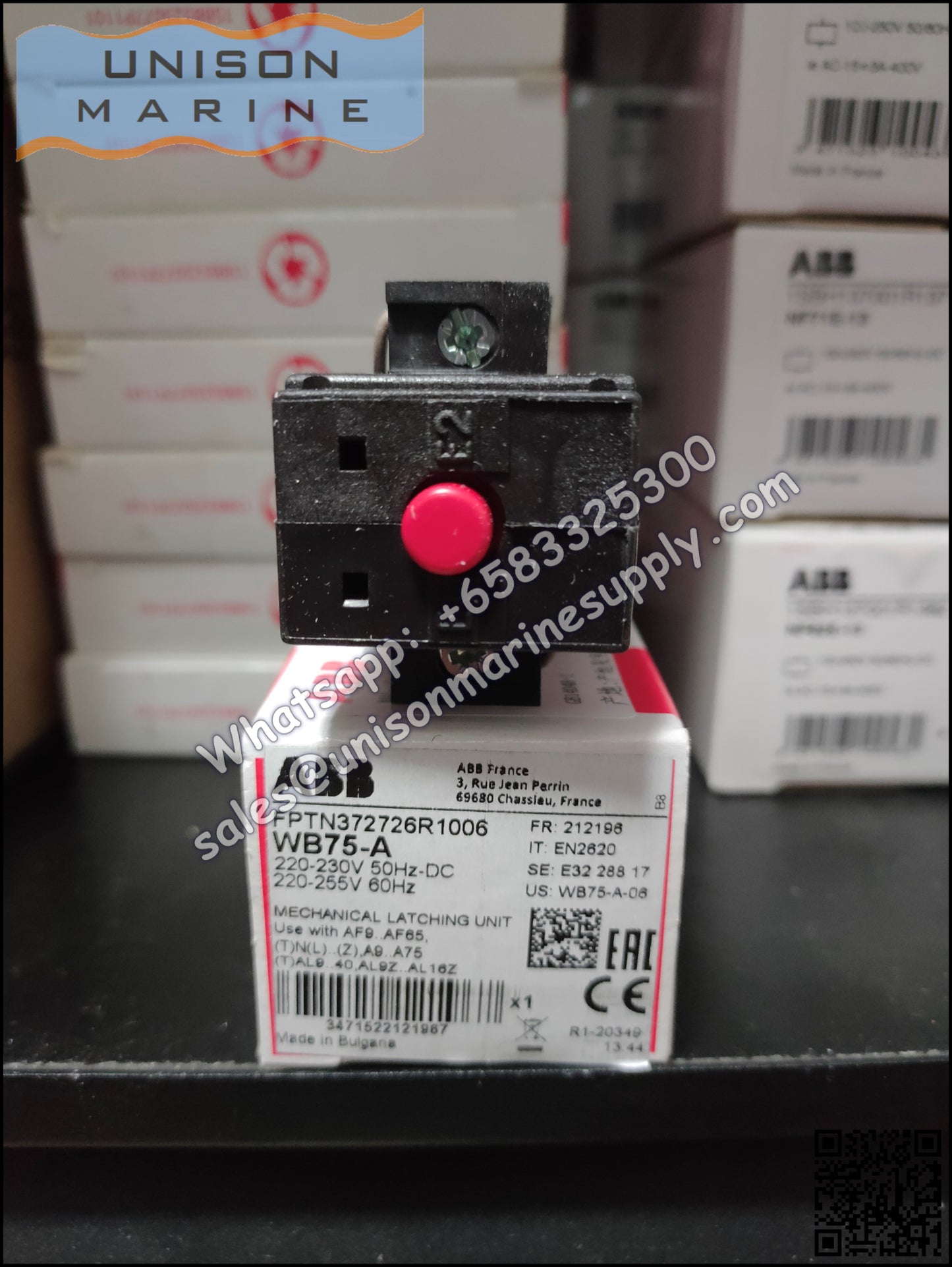 ABB Contactors Accessories Mech Latch WB75-A