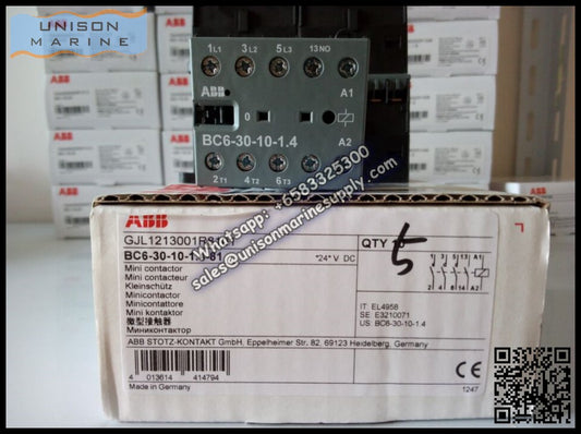 ABB B6, B7 series mini contactors: BC6-30-10-1.4 GJL1213001R8101