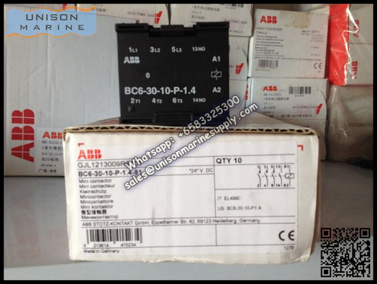 ABB B6, B7 series mini contactors: BC6-30-10-P-1.4 GJL1213009R8101