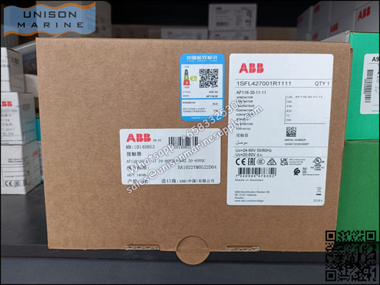 ABB Magnetic Contactors AF Series : AF116-30-11-11