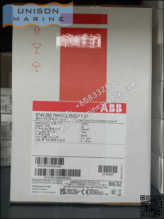 ABB SACE Tmax XT Circuit Breakers: XT4V250