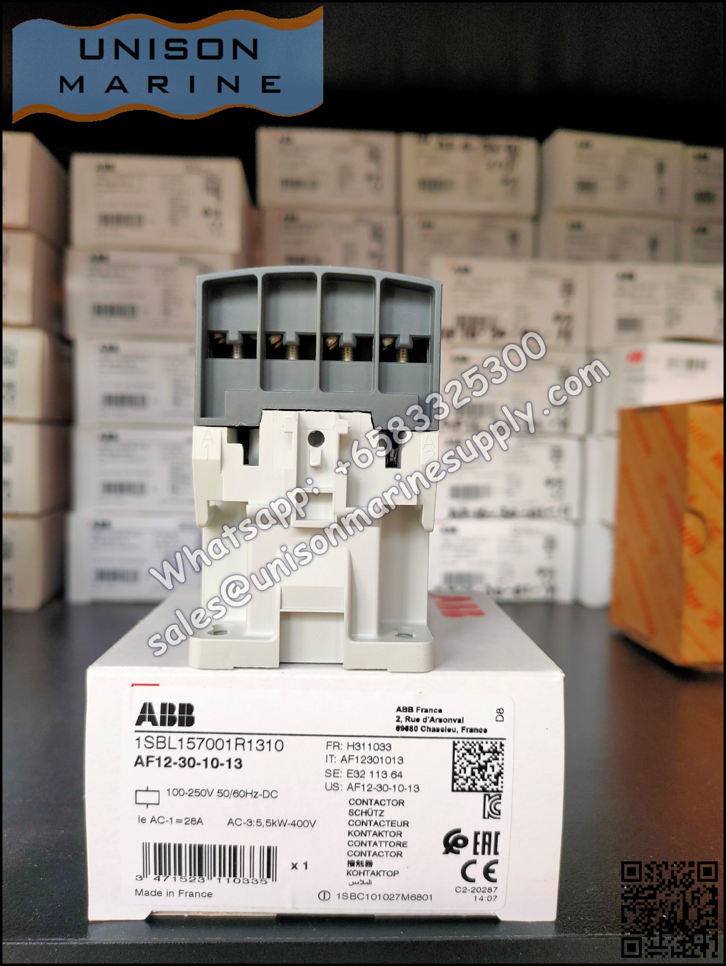 ABB Magnetic Contactors AF Series : AF12-30-10-13