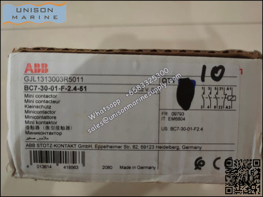 ABB B6, B7 series mini contactors: BC7-30-01-F-2.4-51 GJL1313003R5011