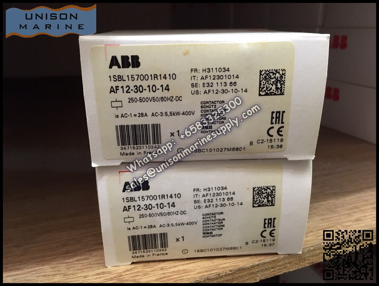 ABB Magnetic Contactors AF Series : AF12-30-10-14